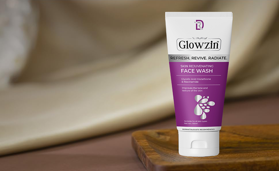Glowzin Face Wash – Glutathione, Kojic Acid, Niacinamide | Skin Brightening & Anti-Acne 